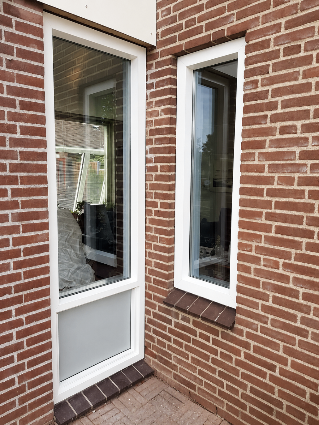 Achterdeur met zijraam